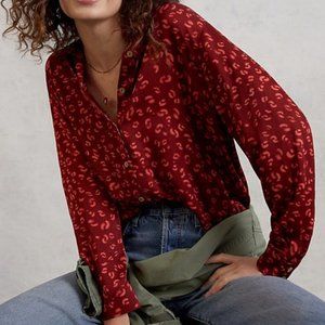 Anthropologie, Farm Rio Magda Button Down Shirt